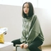 Bat tay áo mùa xuân mới Hàn Quốc phiên bản của lỏng hoang dã ulzzang dài tay sinh viên thư áo len trùm đầu phụ nữ áo khoác nữ hàng hiệu Áo len