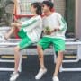 Hồng Kông phong cách đàn ông và phụ nữ thể thao và giải trí phù hợp với mùa hè 2018 mới thời trang hai mảnh sinh viên Hàn Quốc vài trường đồng phục mùa hè áo khoác kaki nam