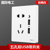 T1 Yaibai Five -Hole Dual USB с выключателем