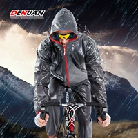 Xe đạp thể thao ngoài trời cưỡi chia áo mưa mưa quần phù hợp với unisex mô hình đi xe đạp mặt trời poncho áo mưa bộ không thấm nước