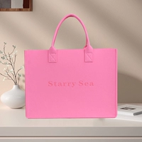 Розовый, 40×30×15см, делается под заказ, с печатью вашего логотипа, 40×30×15см