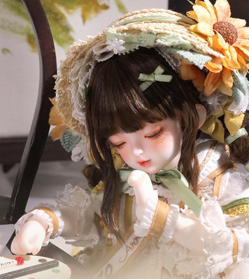 taobao agent GEM Noble doll Vincent's flower series 6 -point BJD doll sleeping eye sunflower full set/naked baby