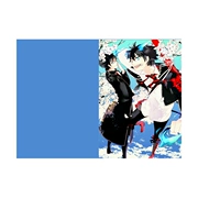 Anime anime Anime Nhật Bản xung quanh nhà trừ quỷ màu xanh Omura 燐 Sổ tay ghi chép đầy đủ hàng trăm đồng vàng - Carton / Hoạt hình liên quan