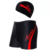 Youyou mới quần bơi nam phù hợp với mũ bơi thiết bị bơi nam góc phẳng XL cộng với bộ đồ tắm suối nước nóng chất béo - Mũ bơi 	mũ hồ bơi