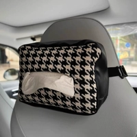 Черная коробка для бумажного полотенец с капустыми (немного желтоватая)