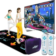 TV máy tính giác ngộ con bé trò chơi 3D giảm béo PU máy tính máy nhảy trẻ em nhảy múa yoga đôi