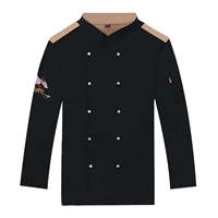 Маленькие нажатые черные длинные рукава