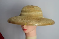 Бамбук бодий Дую Чжуншан мужской женский шляпа пляж Большой Круг Шляпа Сунан Танцевал