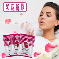 Пена для ванны с розой в составе, средство для принятия ванны, отбеливающий увлажняющий гель для душа, 80г