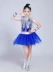 Ngày thiếu nhi Trang phục biểu diễn dành cho trẻ em Váy công chúa của bé gái Váy phồng Múa mới Trang phục khiêu vũ nhạc jazz Sequins - Trang phục Trang phục