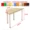 Nội thất trường học lớp đào tạo kết hợp bàn khảm hình thang bàn hình học tiểu học bàn và ghế sửa chữa lớp nghệ thuật bàn phân - Nội thất giảng dạy tại trường