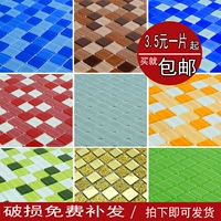 Хрустальная стеклянная мозаика Фоновая стена туалет бассейн бассейн бар кухонный столб