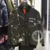 Áo khoác nam Li Ning 2017 mùa đông nam mới đứng cổ áo thể thao chống thấm nước ấm cổ áo cotton phù hợp AJMM021 Quần áo độn bông thể thao