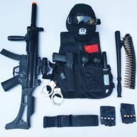 Bộ đồ chơi điện cho trẻ em Bộ SWAT nhỏ đầy đủ Ăn gà lấy cos thiết bị cảnh sát ngụy trang vest vest súng đồ chơi bắn đạn nhựa