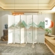 Tùy chỉnh 
            màn hình kiểu Trung Quốc vách ngăn phòng khách gấp di động phòng ngủ văn phòng hiện đại đơn giản chặn ánh sáng nhà sang trọng đơn giản