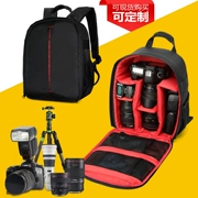 Túi máy ảnh không thấm nước công suất lớn ngoài trời ba lô tùy chỉnh túi máy ảnh vai SLR chuyên nghiệp đa chức năng in logo