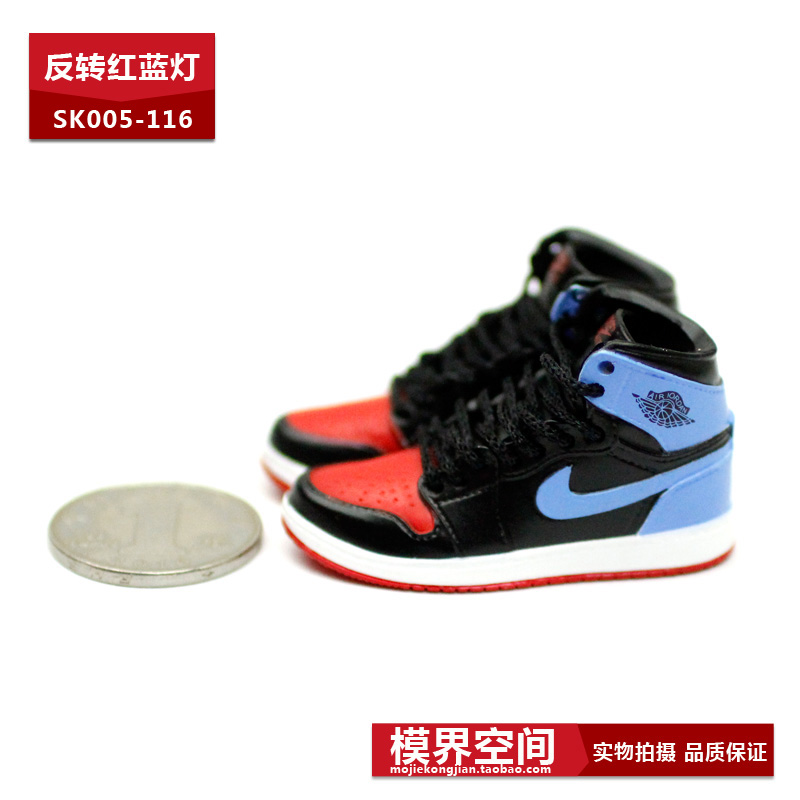 005-116 [Reverse Red And Blue Light]1 than 6 Man soldier shoes 12 inches image Toys Garage Kit Ornaments Joe 1 generation Barb hollow structure three-dimensional Model series
