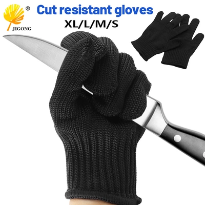 Găng tay chống cắt vật tư bảo vệ tay đa năng chống mài mòn chống cắt bảo hiểm lao động găng tay bảo hộ màu đen găng tay bảo hộ chống hóa chất 