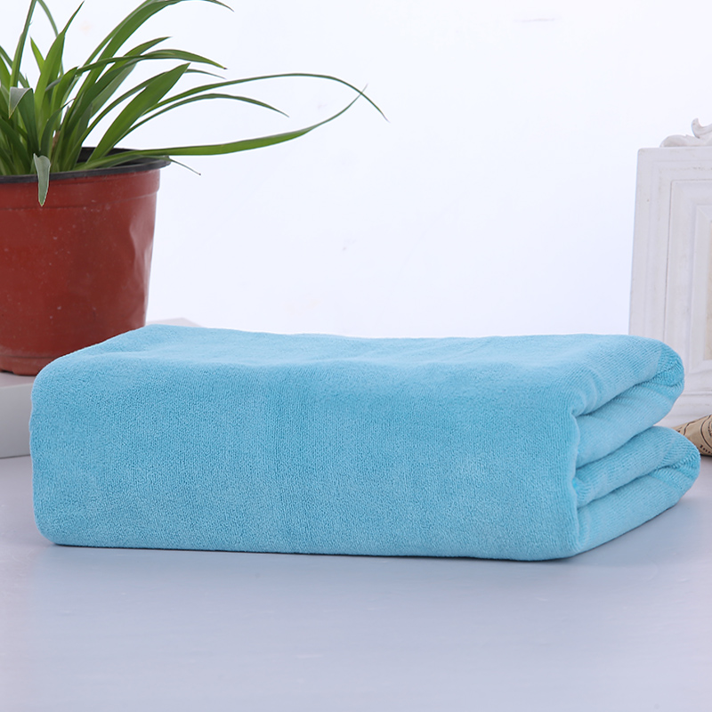 Lake BlueBeauty Salon enlarge Bath towel Foot therapy shop hotel Bed towel special-purpose Sofa towel than pure cotton water uptake Quick drying No hair loss