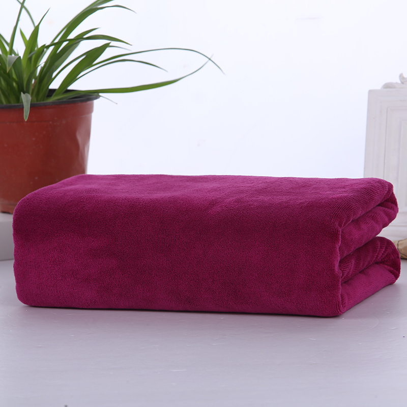Wine Red Hole Thumping Design Color Contact Customer ServiceBeauty Salon enlarge Bath towel Foot therapy shop hotel Bed towel special-purpose Sofa towel than pure cotton water uptake Quick drying No hair loss