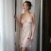 Hoa hậu Ya gợi cảm nữ Xia Bingsi váy ngủ mềm mượt sâu V-cổ dây đeo váy ngủ ren ren đồ ngủ nhà dịch vụ - Đêm đầm Đêm đầm