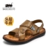 Giày dép nam BAOLUOLYC nam 2019 mới giày da đế xuồng mới nhất - Sandal shop giày nam Sandal