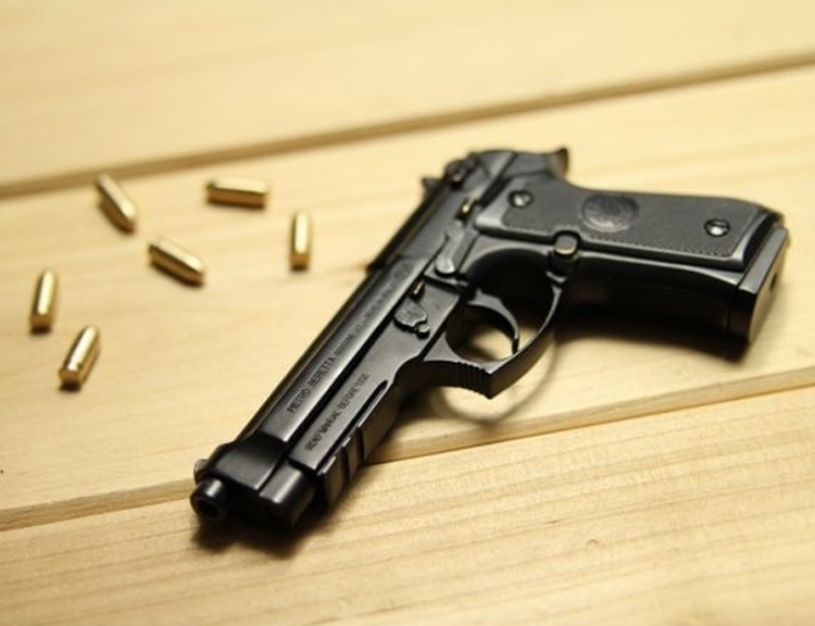 Black + 6 All In OneAlloy Empire U.S.A beretta  M92 Model 1 : 2.05 Metal Full disassembly No Can launch Toys Pistol