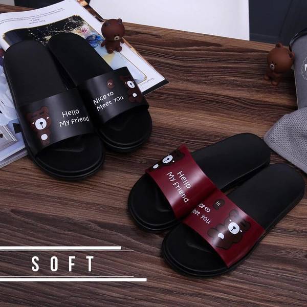 Тапочки, милая нескользящая обувь, слайдеры для влюбленных