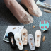 Thuyền vớ nữ mùa hè ren mỏng silicone vớ chống trượt thiết lập thấp để giúp nông miệng cotton dễ thương màu rắn vớ Nhật Bản Vớ mắt cá chân