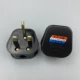 13a Black British Plug