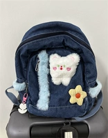Оригинальная милая ретро мультяшная маленькая японская школьная юбка, джинсовый рюкзак, 2023
