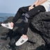 Hummer nam sinn lò studio Macheda ngụy trang chân quần nam phiên bản Hàn Quốc đẹp trai t quần thủy triều Quần mỏng