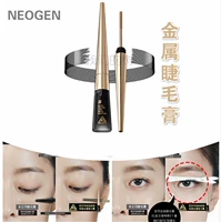 Hàn quốc NEOGEN Niezhen Công Nghệ Đen Kim Loại Mascara Tăng Trưởng Lỏng Kết Hợp Đen Cán Dài và Dày Không Thấm Nước missha 4d mascara