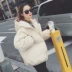 Mùa đông Hàn Quốc phiên bản của áo khoác bông quần áo nữ đoạn ngắn bf bông áo khoác 2018 mới kích thước lớn là mỏng sinh viên bánh mì quần áo áo Bông