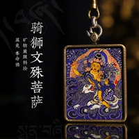 [Jigong Blue Tang] Львия езда на Манджушри Бодхисаттва-раббит Бен Будда