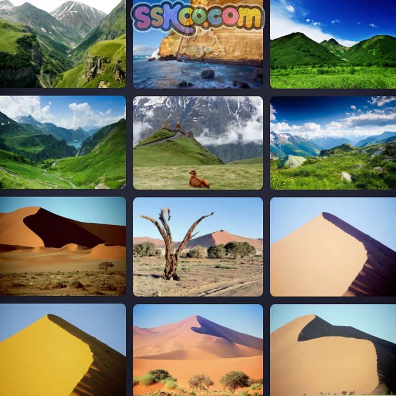 唯美自然风景插图照片风景电脑壁纸高清4K摄影图片设计背景素材