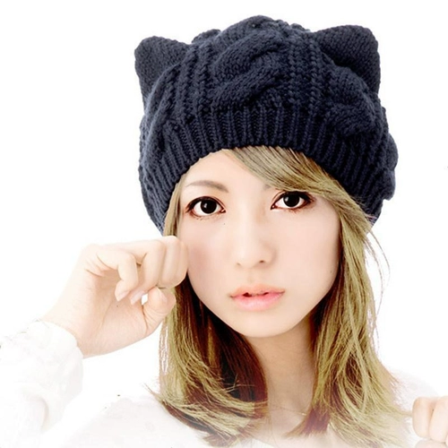 Шерстяной зимний осенний берет с косичкой, японская шерстяная вязаная шапка, в корейском стиле