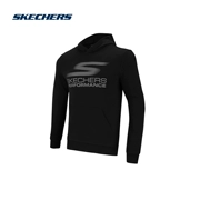 Skechers Skechers Áo thun nam in họa tiết đơn giản Áo khoác thể thao giản dị SDAMF18B345 - Thể thao lông cừu / jumper