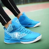 2018 mùa hè giày bóng rổ nam cao trượt chống trượt sốc khởi động lưới thoáng khí giày sinh viên nam giày thể thao nam giày thể thao nam đẹp 2021