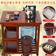 bàn trà Mini bàn trà gỗ bàn trà cà phê bảng elm sẵn sàng để di chuyển bàn trà nhỏ trà đạo kung fu đồ nội thất phòng khách - Bàn trà