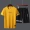 Amoy bộ sưu tập nam giá rẻ 2019 hè nam phù hợp với quần short thoáng khí tay ngắn hai mảnh giải phóng mặt bằng nhà máy - Bộ đồ áo thể thao
