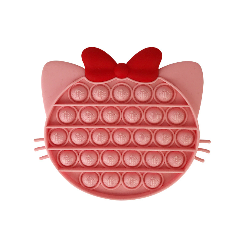Pink KittyPuzzle board role-playing games Israel thinking Chess mental calculation or arithmetic Toys silica gel Deratization vanguard Concentration office decompression Artifact