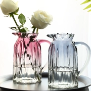 Bình thủy tinh sáng tạo châu Âu màu sắc văn hóa nước lily phong phú tre thủy tinh bình phòng khách cắm hoa - Vase / Bồn hoa & Kệ