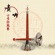 Nhà máy sản xuất nhạc cụ Thiên Tân Xinyi trực tiếp Gỗ hồng mộc Gỗ mun Treble 唢呐 g f e 调 送 - Nhạc cụ dân tộc