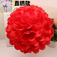 Тканевая рука цветочная ручка (красная)