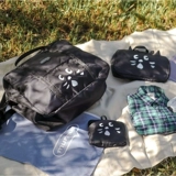 Японская трендовая мультяшная складная вместительная и большая универсальная портативная багажная сумка-органайзер