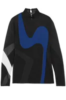 Giảm giá mua sắm áo len dệt kim Proenza Schouler Pronsa Schroer Intarsia - Áo len thể thao / dòng may len lông thỏ
