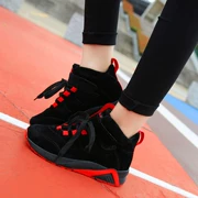 Giày nữ mùa đông 2018 mới thể thao giày cotton đế mềm dày cộng với giày nhung cao Phiên bản Hàn Quốc của học sinh đỏ hoang dã