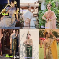 Аренда Dai Женщина Таиланда королева Тайя королева королева юго -восточная азиатская одежда этническая одежда вода для воды Фестиваль лизинг