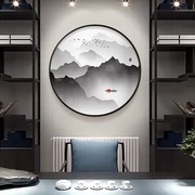 Trung Quốc mới vòng tranh trang trí hiên nhà tranh phong cảnh nghiên cứu phòng trà nền tường mực vẽ nhà hàng nhà hàng bức tranh tường